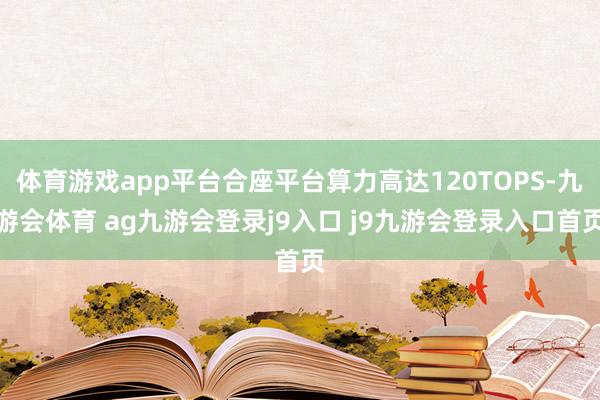 體育游戲app平臺合座平臺算力高達120TOPS-九游會體育 ag九游會登錄j9入口 j9九游會登錄入口首頁